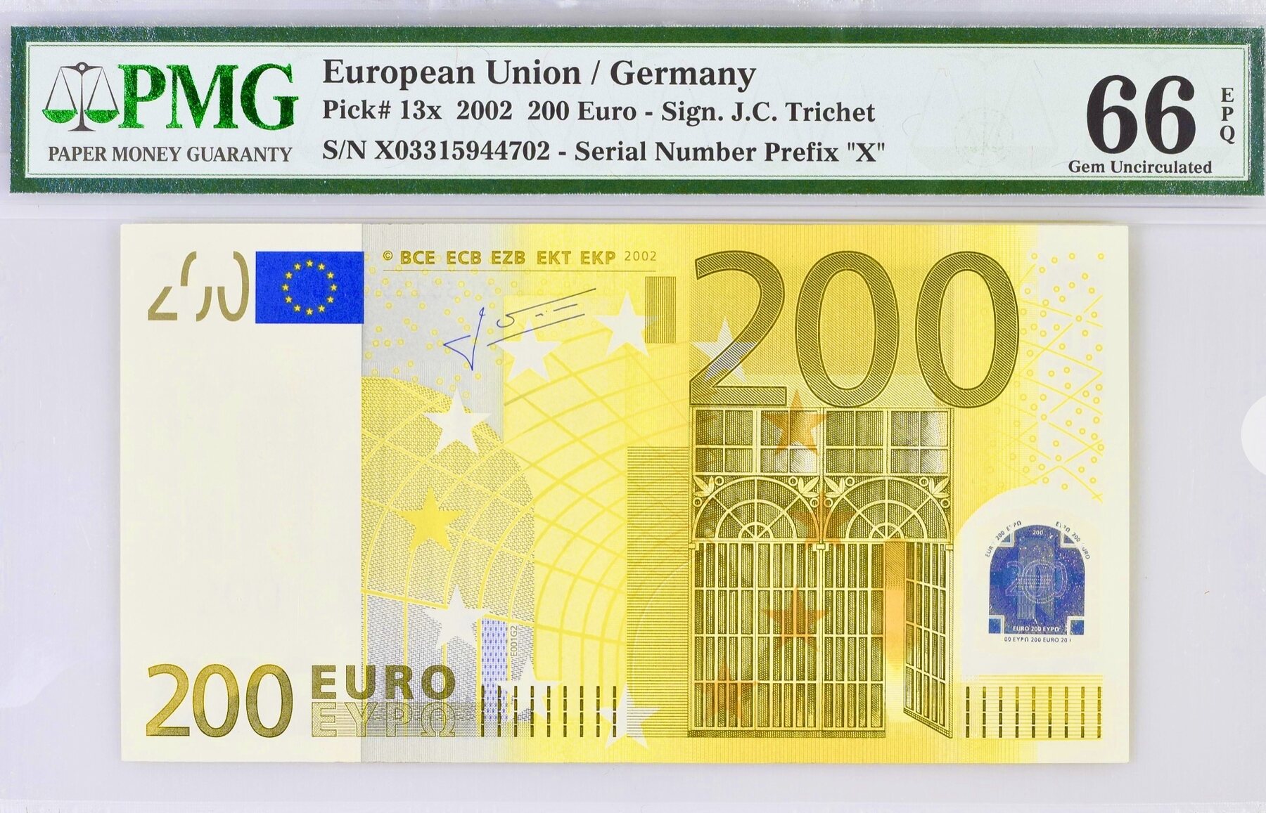 10 EUROS - SIGNATURE TRICHET - PICK 9 S - ITALIE - Billets - Euros