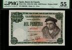 Spain 1000 Pesetas 1946 Rare in highgrade. PMG 55 931.43 US$698.58 US$  +  34.93 US$ shipping