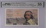 France 10 Nouveaux Francs on 1000 Francs 1957 Very Scarce in this qualit... 1,135.19 US$  +  34.93 US$ shipping