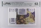France 500 Francs 1952 Chateaubriand. Very nice note. PMG 63 587.97 US$  +  34.93 US$ shipping