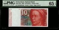 Switzerland 10 Franken 1980 PMG 65 EPQ 75.68 US$  +  29.11 US$ shipping