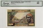 Chad 500 Francs 1963 Escarce. LCG 62 820.83 US$494.82 US$  +  29.11 US$ shipping