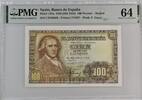 Spain 100 Pesetas 1948 PMG 64 163.00 US$133.89 US$  +  29.11 US$ shipping