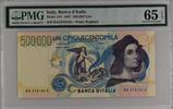 Italy 500000 1997 Beautiful!! PMG 65 EPQ 582.15 US$  +  29.11 US$ shipping