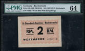 Germany 2 Reichsmark 1937-45 Buchenwald! Rare!! PMG 64 785.90 US$756.79 US$  +  34.93 US$ shipping
