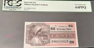 UNITED STATES 25 CENTS SERIES 661 Military Payment Certificate. First Pr... 174.64 US$  +  29.11 US$ shipping