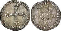 France 1/4 Écu Henri III -