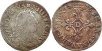 4 sols 1675 D France Louis xiv SS