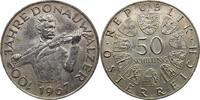 Autriche 50 shilling centenaire du danube 1967 SS+ 29.11 US$  +  23.29 US$ shipping