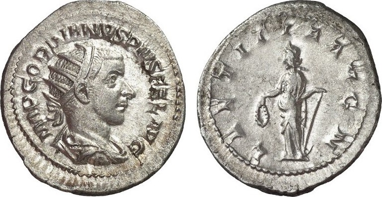 ANCIENT COINS - Antoninian GORDIANUS III PIUS, 238-244 EF | MA-Shops