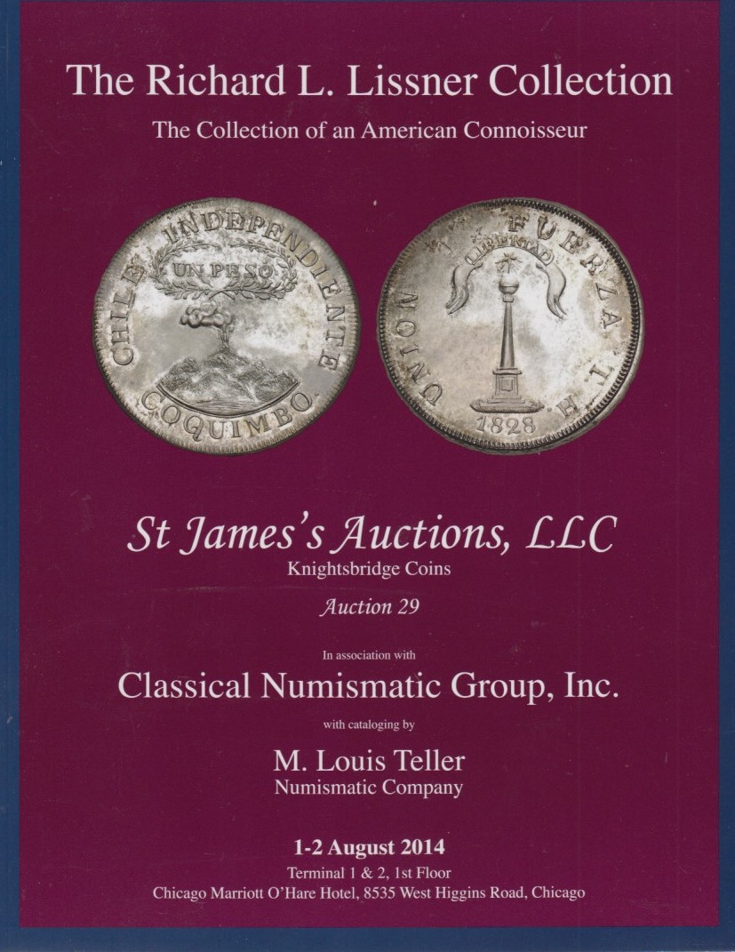 Auction Catalogues 14 Classical Numismatic Group Cng The Richard L Lissner Collection Druckfrisch Ma Shops