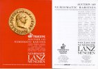 AUCTION CATALOGUES LANZ 145 - NUMISMATIC RARITIES 5.1.2009 NYINC -