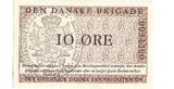 Denmark  Den Danske Brigade 10 ore (1947-1958)ONGELIGE DANSKE KRIGSMINISTERIUM