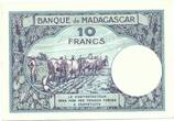 10 Francs 1937-1947 ND Banque de Madagascar