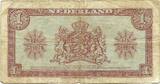 Netherlands 1 Gulden 1945 Muntbiljet VF-
