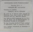 Netherlands VPK Medal 1972 - II Shepherd with Sheep by C. Seth-Höfner aUNC
