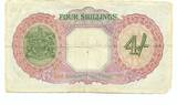 Bahamas 4 Shillings 1936 Pick 9b VF