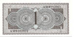 Netherlands 1 Gulden 1949 Juliana / Muntbiljet UNC