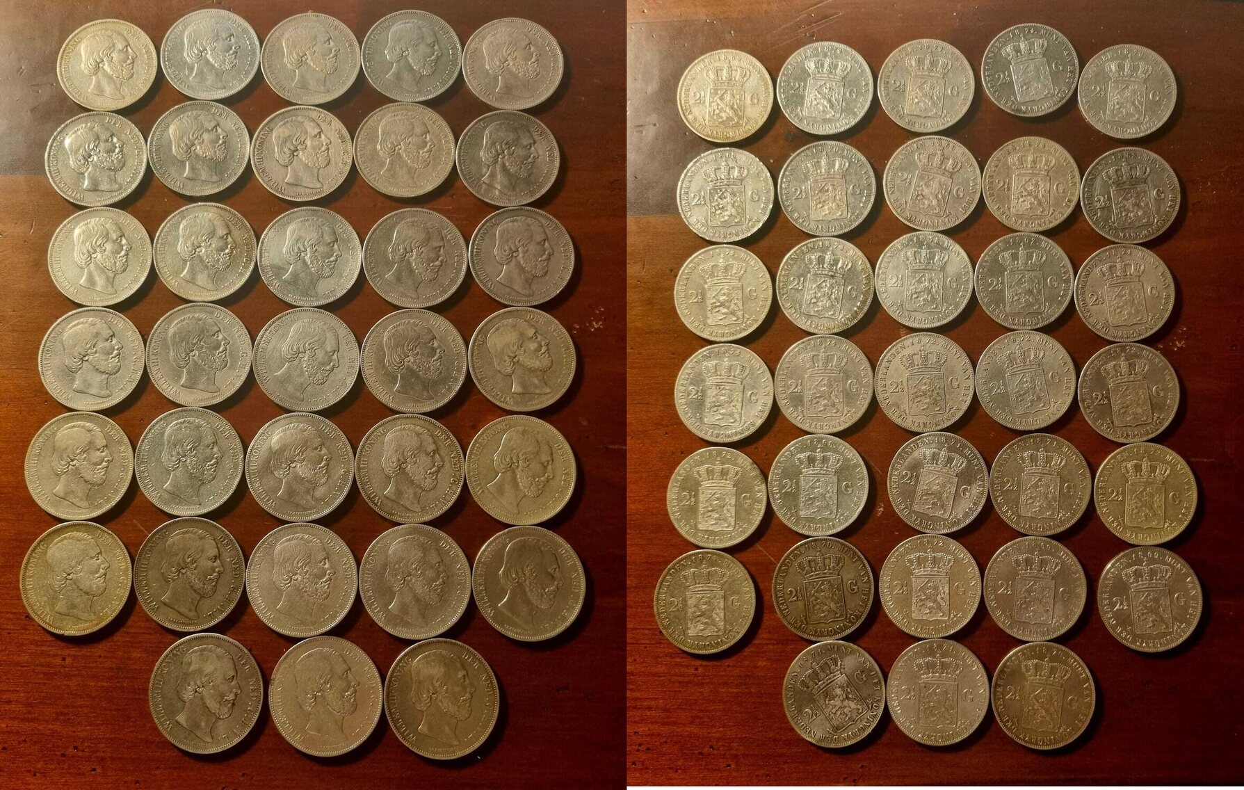 Nederland 2.5 Gulden 1867/1874 - 33 pieces | MA-Shops