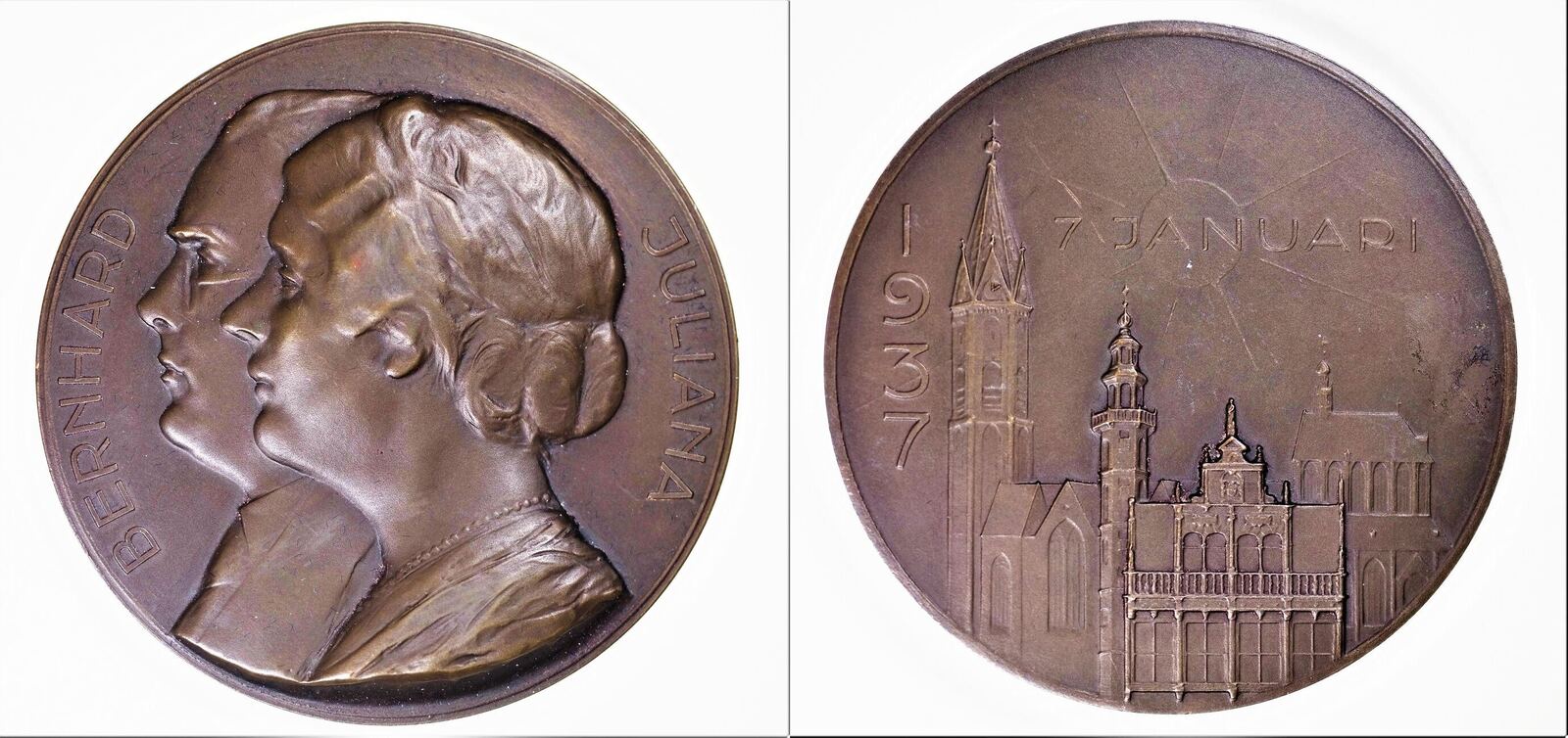 nederland-penning-1937-huwelijk-van-prinses-juliana-met-prins-bernhard