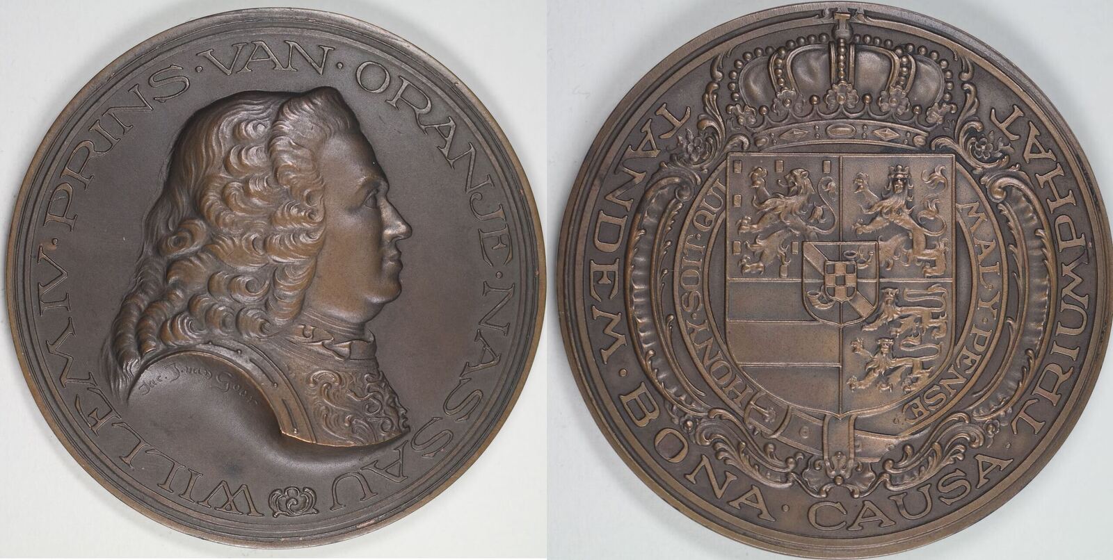 Nederland Penning J. van Goor - Willem IV Prins van Oranje Nassau 1930