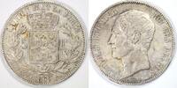 Belgium 5 Francs 1865 With dot after F - Scare VF- 227.04 US$  +  40.75 US$ shipping
