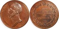 Netherlands Medal King Willem II visit to the Rijks Munt and Utrecht' - by D. van der Kellen -