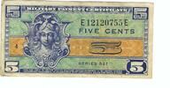 United State of America 5 Cents Serie 521 -
