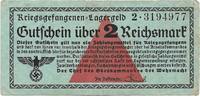 GERMANY - Military - POW. 2 Reichsmark 1939. RO519 (1) -