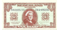 1 Gulden 1945 Netherlands Wilhelmina / Muntbiljet EF+
