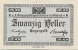 POW - Campmoney - WOI.Concentration Campbell. 20 Heller -