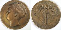 Netherlands Medal 25th Anniversary of Queen Wilhelmina's Reign - by J.C. Wienecke -Original Holder -