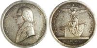 Germany / Pruissen Silver Medal 1798 Friedrich Wilhelm III (1797–1840) - Homage of the Vassals in Berlin - By Loos VF-