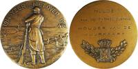 Belgium Medal 1918 WWI - "Yser… Niet Over" - Fire Card Holder Gustave Van Paemel - By Émile Canneel EF