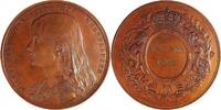 Netherlands 1892 Prize Medal - Queen Wilhelmina - by B. van Hove & J.P.M. Menger EF+