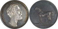 Sweden Silver Medal ND (1872) Oscar II - Horse Breeding - by Lea Ahlborn EF