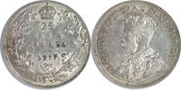 25 Cents 1917 Canada George V EF