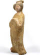 China. Terracotta Mingqi of Fat Lady, Tang dynastie, 700-750 AD