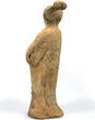 China. Terracotta Mingqi of Fat Lady, Tang dynastie, 700-750 AD