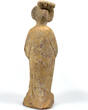 China. Terracotta Mingqi of Fat Lady, Tang dynastie, 700-750 AD