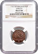 The Netherlands Duit stad Utrecht 1755 NGC MS 63 RB BU