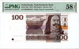 The Netherlands 100 gulden 1970 De Ruiter PMG 58 EPQ