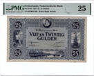 The Netherlands 25 gulden 1927 Willem van Oranje PMG 25