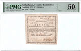 The Netherlands 1 1/2 stuiver 1795 recepis Gouda PMG 50