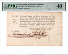 The Netherlands 2 gulden en 5 stuivers 1795 recepis Schiedam PMG 40