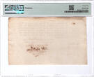 The Netherlands 2 gulden en 5 stuivers 1795 recepis Schiedam PMG 45