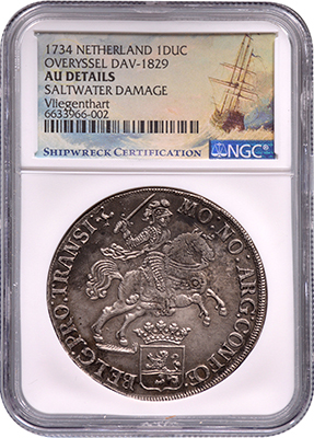The Netherlands Silver rider Overijssel 1734 – Vliegent Hert NGC