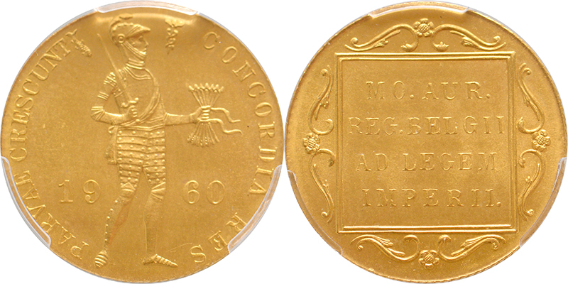 The Netherlands Gouden dukaat 1960 Juliana PCGS PL 66 Prooflike | MA-Shops
