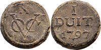 VOC Duit noodmunt VOC Java 1797 -