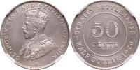 Straits Settlements 50 cents 1920 1920 George V Straits Settlements NGC ... 640.36 US$  +  29.11 US$ shipping